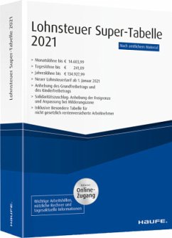 Lohnsteuer Super-Tabelle 2022 - inkl. Onlinezugang