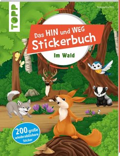 Das Hin-und-weg-Stickerbuch Im Wald - Pitz, Natascha