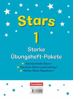 STARS - starke Übungshefte - 1. Schuljahr - 3 Übungshefte im Paket mit Lösungen