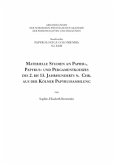 Materielle Studien an Papier-, Papyrus- und Pergamentkodizes des 2. bis 13. Jahrhunderts n. Chr. aus der Kölner Papyruss