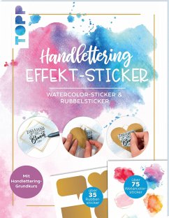 Handlettering Effekt-Stickerbuch - Blum, Ludmila