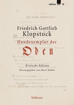 Handexemplar der »Oden« - Klopstock, Friedrich Gottlieb