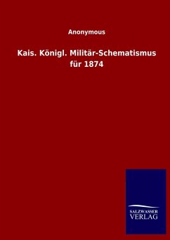 Cover Kais. Königl. Militär-Schematismus für 1874