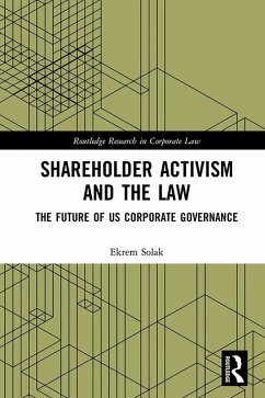 Shareholder Activism and the Law (eBook, ePUB) - Solak, Ekrem