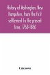 History of Washington, New Hampshire,... - Bild 1