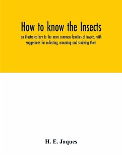 How to know the insects; an illustrated key to the more common families of insects, with suggestions for collecting, mounting and studying them - E. Jaques, H.