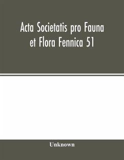 Acta Societatis pro Fauna et Flora Fennica 51 - Unknown