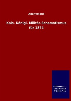 Cover Kais. Königl. Militär-Schematismus für 1874
