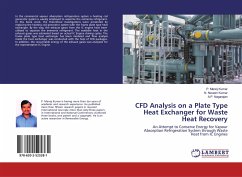 CFD Analysis on a Plate Type Heat Exchanger for Waste Heat Recovery