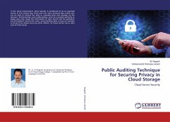 Public Auditing Technique for Securing Privacy in Cloud Storage