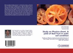 Study on Physico-chemi. & yield of Bael fruit in sodic soil condition