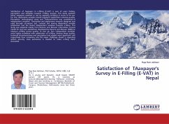 Satisfaction of TAaxpayer's Survey in E-Filling (E-VAT) in Nepal