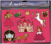 Mal-Schablonen-Set 1 ("Mädchen") Mal-Schablonen-Set 1 ("Mädchen")