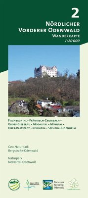 Odenwald Freizeitkarte Vorderer Nördlicher Odenwald