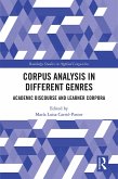 Corpus Analysis in Different Genres (eBook, ePUB)