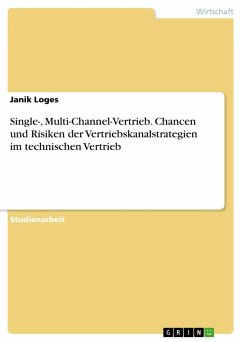 Single-, Multi-Channel-Vertrieb. Chancen und Risiken der Vertriebskanalstrategien im technischen Vertrieb - Loges, Janik