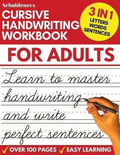 Cursive Handwriting Workbook for Adults - Scholdeners