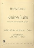 Kleine Suite nach Cembalostücken für Tenor-Blockflöte (Flöte/Oboe), Violine und Violoncello - Stimmensatz