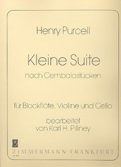 Kleine Suite für Blockflöte, Violine und Violoncello Partitur und 3 Stimmen