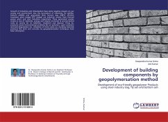 Development of building components by geopolymersation method