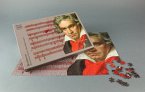 Beethoven-Puzzle - 500-Teile-Puzzle der Beethoven-Handschrift &quote;Mondschein-Sonate&quote; 48 x 36 cm