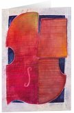 Kunstkarten 'Rote Violine'