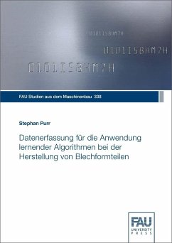 Datenerfassung für die Anwendung lernender Algorithmen bei der Herstellung von Blechformteilen - Purr, Stephan