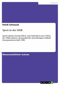 Sport in der DDR (eBook, PDF)