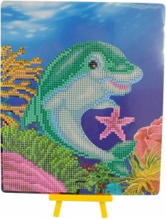 Diamond Painting Delfin mit Aufsteller