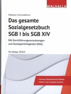 Das gesamte Sozialgesetzbuch SGB I bis SGB XIV