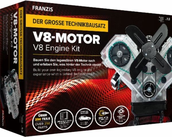 FRANZIS 67114 - Der große Technikbausatz V8-Motor