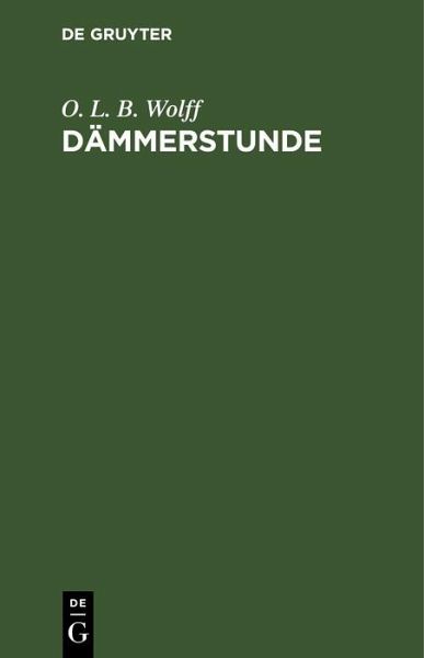 Dämmerstunde (eBook, PDF)