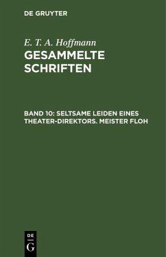 Cover Seltsame Leiden eines Theater-Direktors. Meister Floh (eBook, PDF)