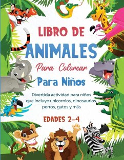 Libro de animales para colorear para niños - Fun Activity, Gs