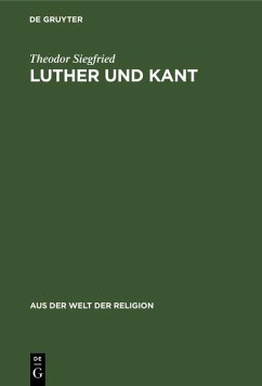 Cover Luther und Kant (eBook, PDF)
