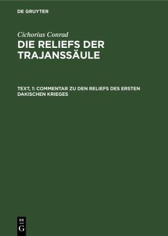 Cover Commentar zu den Reliefs des ersten dakischen Krieges (eBook, PDF)