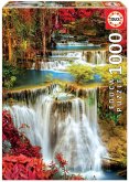 Carletto 9218461 - Educa, Waterfall In Deep Forest, Puzzle, 1000 Teile