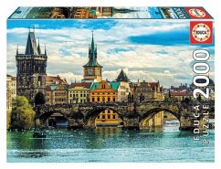 Carletto 9218504 - Educa, View of Prague, Prag, Puzzle, 2000 Teile