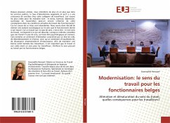 Modernisation: le sens du travail pour les fonctionnaires belges - Renwart, Gwenaëlle