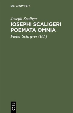 Iosephi Scaligeri Poemata omnia - Scaliger, Joseph