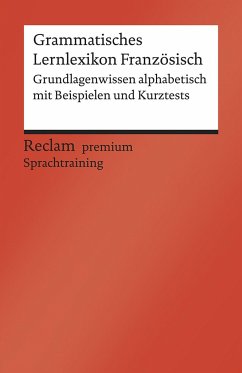 Grammatisches Lernlexikon Französisch - Hohmann, Heinz-Otto