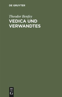 Vedica und Verwandtes - Benfey, Theodor