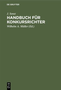 Cover Handbuch für Konkursrichter