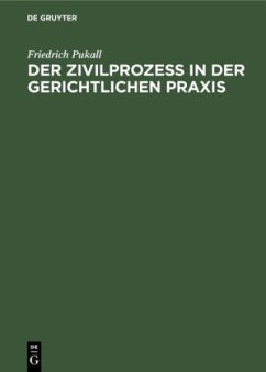 Der Zivilprozeß in der gerichtlichen Praxis - Pukall, Friedrich