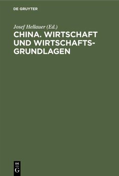 Cover China. Wirtschaft und Wirtschaftsgrundlagen