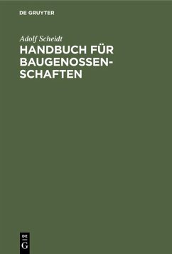 Handbuch für Baugenossenschaften