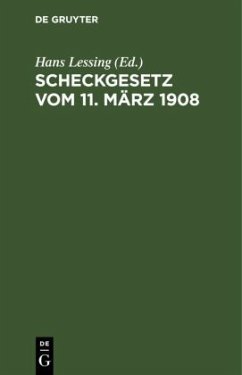 Scheckgesetz vom 11. März 1908