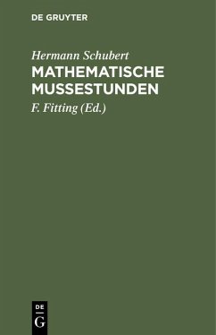 Mathematische Mußestunden - Schubert, Hermann