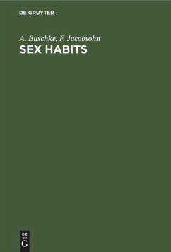 Sex Habits - Buschke, A.;Jacobsohn, F.