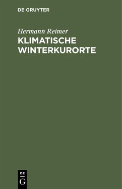 Klimatische Winterkurorte - Reimer, Hermann